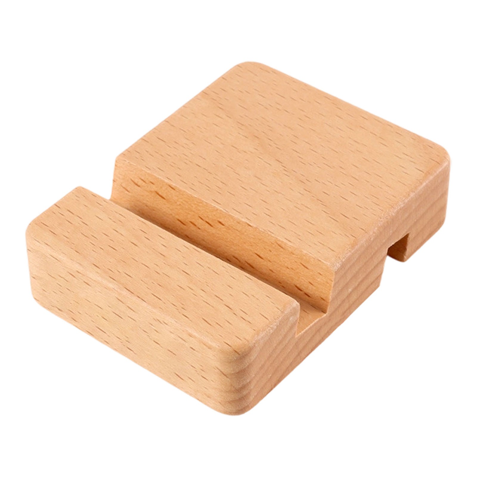 thumbnail image 2 of Soporte De Madera Para Teléfono Móvil Soporte Universal De Madera Para Teléfono Móvil Soporte Moderno Hecho A Mano Para Smartphone Tamaño Compacto Para Videoconferencias Y Ver Vídeos, 2 of 2